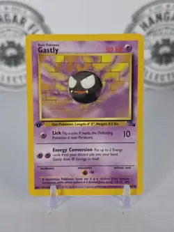 Gastly 33/62 Fossil 1st Edition Vintage 1999 Pokemon - Image 1