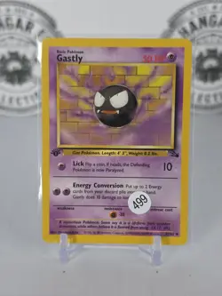 Gastly 33/62 Fossil 1st Edition Vintage 1999 Pokemon - Image 3