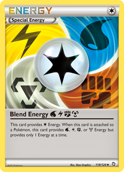 BLEND ENERGY WATERLIGHTNINGFIGHTINGMETAL 118/124 DRAGONS EXALTED POKEMON NM/M - Image 4