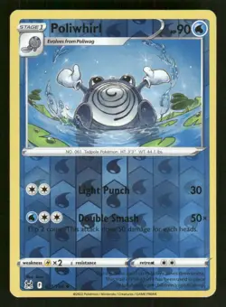 Poliwhirl 031/196 Uncommon Lost Origin Pokemon Reverse Holo NM/M - Image 1