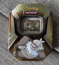 Pokemon TCG Triple Whammy Tins Set Tyranitar Darkrai Slaking With Promos NO PACK - Image 2