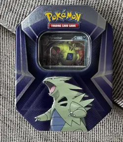 Pokemon TCG Triple Whammy Tins Set Tyranitar Darkrai Slaking With Promos NO PACK - Image 4