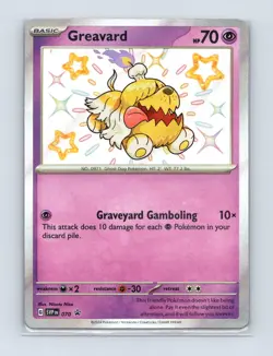 Greavard 070 Holo Promo Scarlet & Violet Promo Pokemon Lightly Played - Image 1
