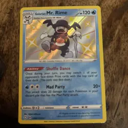Galarian Mr.Rime SV021 Shining Fates Baby Shiny Pokemon - Image 1