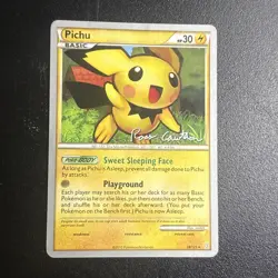 Pokemon PICHU 28/123 HeartGold SoulSilver - 2011 World Championships - NM/M - Image 1