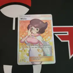 Pokemon TCG Wicke Burning Shadows Holo Full Art Ultra Rare SM03 147/147 - Image 1