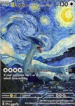 Poncho Starry Night Pokemon Gold Card Full Set (18) Beautiful Moon Night Trading - Image 4