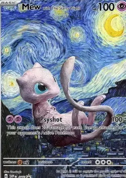 Poncho Starry Night Pokemon Gold Card Full Set (18) Beautiful Moon Night Trading - Image 5