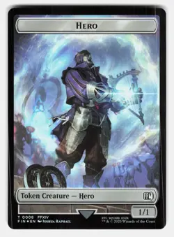 HERO (0008) // FROG DOUBLE-SIDED TOKEN FOIL - MTG - Correia NM/M - Image 2