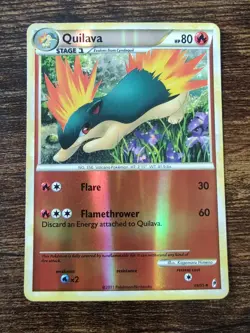 Quilava 49/95 Call of Legends Reverse Holo Pokemon - Image 1