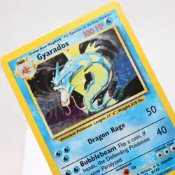 Pokemon TCG - Gyarados 6/102 Base Set Holo Rare WOTC - MP - Image 1