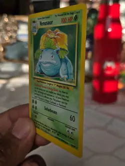 Venusaur MP 15/102 Unlimited BASE SET Pokemon TCG Holo - Image 4