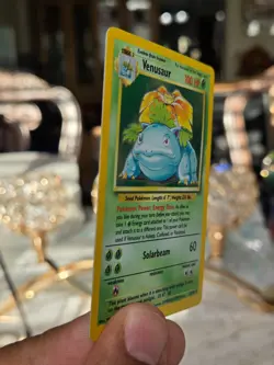 Venusaur MP 15/102 Unlimited BASE SET Pokemon TCG Holo - Image 5