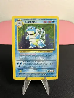 Blastoise 2/102 Pokemon Base Set Rare Holo - 1999 Vintage - Wizards Of The Coast - Image 1