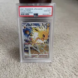 2021 POKEMON JP.SWSH VMAX CLIMAX FA/JOLTEON, FLAREON, VAPOREON & EEVEE PSA 10 - Image 2