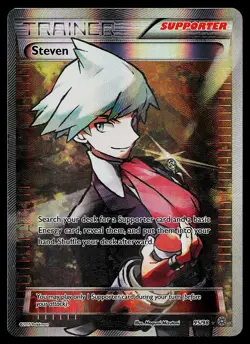 Pokemon Card - Steven Ancient Origins 95/98 Ultra Rare - Image 1
