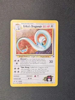 Pokemon TCG Erikas Dragonair 4/132 Holo Gym Heroes Vintage Card English - Image 1