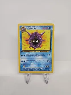 Pokemon TCG Cloyster Fossil 1st Edition Uncommon Card 32/62 - Image 1