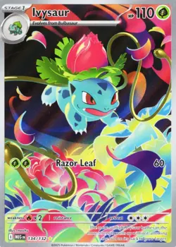 Pokemon TCG Ivysaur 134/132 Secret Rare Card NM/M Condition - Image 1