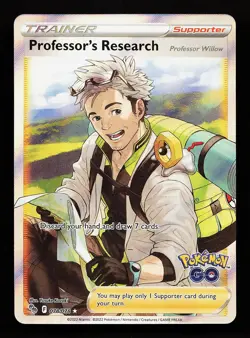 Professor's Research 078/078 Ultra Rare Pokemon GO Pokemon Card - Image 1