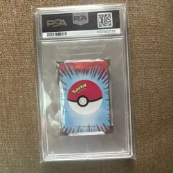 1999 Bicycle Pokemon Mini Playing Cards Red Deck - 3 Of Clubs Vaporeon PSA 10. - Image 2