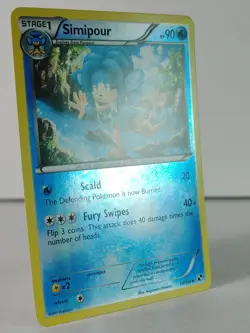 Simipour - Reverse Holo - Black & White base set #34 - Pokemon - NM -Y - Image 2