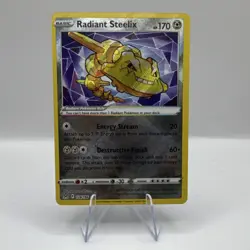 Pokemon Radiant Steelix 124/196 Swsh11: Lost Origin Radiant Rare Holo - Image 1