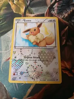 Eevee Legendary Treasures: Radiant Collection UC Holo Card RC14/RC25 2013 LP-MP - Image 2