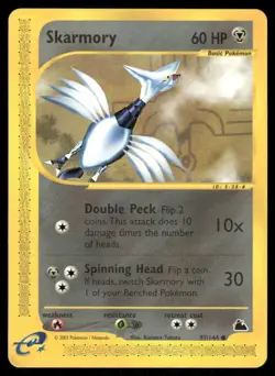 Pokemon Cards Skarmory 97/144 Skyridge Common LP - Image 1