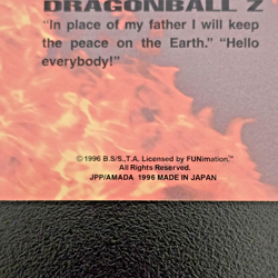 Vintage - Holo Dragon Ball Z Card - #10 - Goku & Shenron - 1996 - Image 3