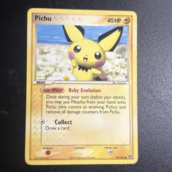 Pichu Emerald Regular Non-Holo Common Card 59/106 2005 Vintage - Image 1