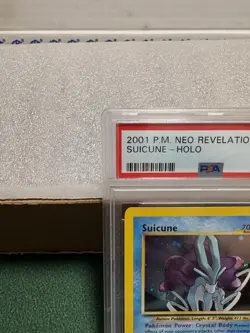Pokemon TCG: Suicune Neo Revelation Unlimited Holo Rare #14/64, PSA 9 MINT. - Image 2