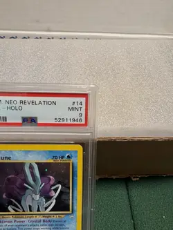 Pokemon TCG: Suicune Neo Revelation Unlimited Holo Rare #14/64, PSA 9 MINT. - Image 3