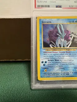 Pokemon TCG: Suicune Neo Revelation Unlimited Holo Rare #14/64, PSA 9 MINT. - Image 5