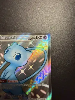 Pokemon Mew EX 216/091 Paldean Fates Shiny Holo Ultra Rare Near Mint Condition - Image 4