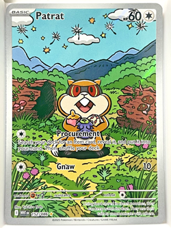 (T) Pokemon Patrat 152/086 Sv: White Flare Illustration Rare Full Art Holo - Image 1