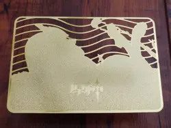Raiden Shogun - Genshin Impact - Goddess Story Gold Metal Card - Image 2