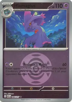 Mismagius (Dusk Ball) 086/217 Rare Ascended Heroes Pokemon Card Reverse Holo NM - Image 1