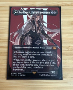 Sephiroth, Fabled SOLDIER (0382) (Borderless) Final Fantasy Regular NM*Hard Case - Image 1