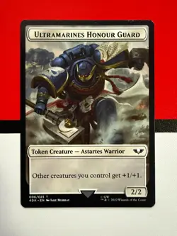 Magic: The Gathering Ultramarines Honour Guard/Soldier 40 K Token - Image 1