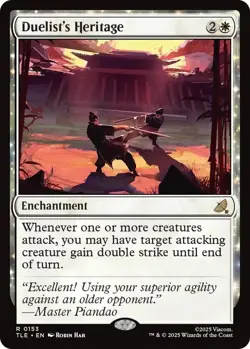 Duelist's Heritage - Avatar the Last Airbender - MTG - NM - Image 1
