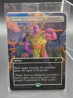 🔥Magic the Gathering PSA Magazine Sealed Promo Swords to Plowshares Foil Thanos - Image 1