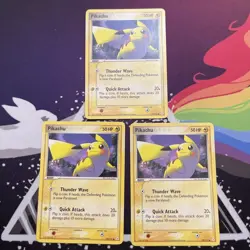 3 Pikachu - 78/110 - Common NM, English Pokemon EX Holon Phantoms - Image 1