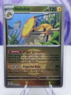 Heliolisk 064/217 Ascended Heroes (Quick Ball) Reverse Holo Pokemon TCG NM - Image 1