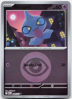 Shuppet (Energy Symbol Pattern) 090/217 Ascended Heroes Pokemon Reverse Holo NM - Image 1
