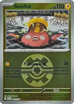 STUNFISK (QUICK BALL) 062/217 HOLO ASCENDED HEROES POKEMON REVERSE HOLO NM/M - Image 3