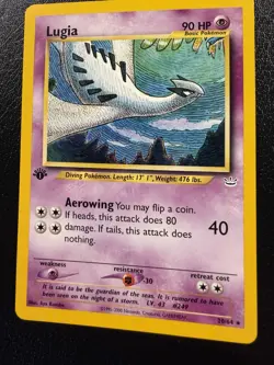 Pokemon TCG Lugia 1st Edition 20/64 Neo Revelation Vintage WOTC 2001 NM/LP - Image 4