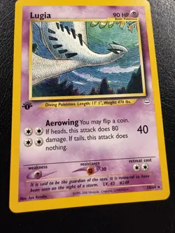Pokemon TCG Lugia 1st Edition 20/64 Neo Revelation Vintage WOTC 2001 NM/LP - Image 5