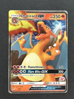 Pokemon TCG Charizard GX 9/68 - Hidden Fates - Battle Academy (Deck Stamp) MP - Image 1