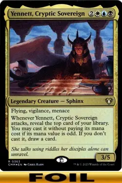1x - Yennett, Cryptic Sovereign - FOIL #363 - Commander Masters - NM MTG - Image 1